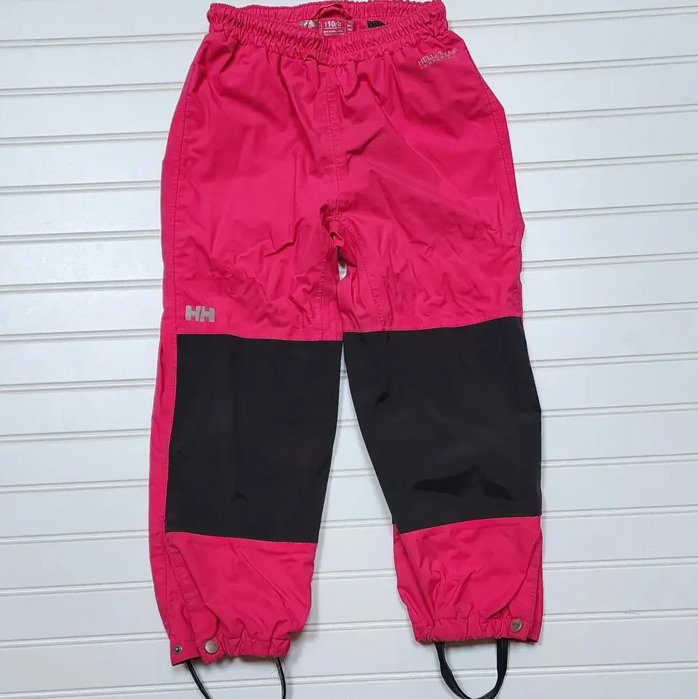 Helly Hansen Kids Shelter Outdoor Pants Size 5 Pink